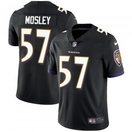 Baltimore Ravens #57 C.J. Mosley Black Alternate Youth Stitched NFL Vapor Untouchable Limited Jersey