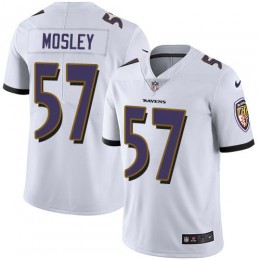 Baltimore Ravens #57 C.J. Mosley White Youth Stitched NFL Vapor Untouchable Limited Jersey