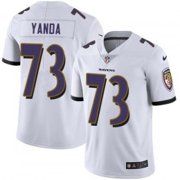 Baltimore Ravens #73 Marshal Yanda White Youth Stitched NFL Vapor Untouchable Limited Jersey