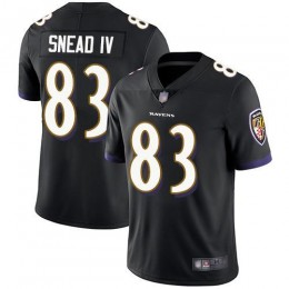 Baltimore Ravens #83 Willie Snead IV Black Alternate Youth Stitched NFL Vapor Untouchable Limited Jersey