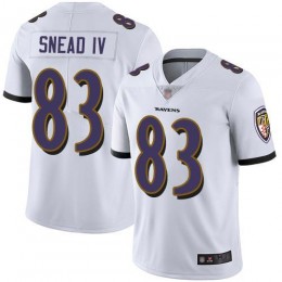 Baltimore Ravens #83 Willie Snead IV White Youth Stitched NFL Vapor Untouchable Limited Jersey