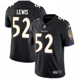 Ravens #52 Ray Lewis Black Alternate Youth Stitched NFL Vapor Untouchable Limited Jersey