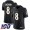 Ravens #8 Lamar Jackson Black Alternate Youth Stitched NFL 100th Season Vapor Limited Jersey