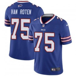 Bills #75 Greg Van Roten Royal Blue Team Color Youth Stitched NFL Vapor Untouchable Limited Jersey