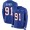Buffalo Bills #91 Ed Oliver Royal Blue Team Color Youth Stitched NFL Limited Therma Long Sleeve Jersey
