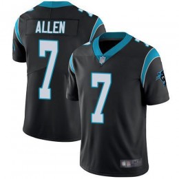 Carolina Panthers #7 Kyle Allen Black Team Color Youth Stitched NFL Vapor Untouchable Limited Jersey