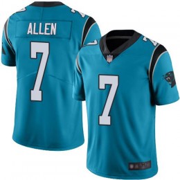 Carolina Panthers #7 Kyle Allen Blue Alternate Youth Stitched NFL Vapor Untouchable Limited Jersey