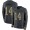 Panthers #14 Sam Darnold Anthracite Salute To Service Youth Stitched NFL Limited Therma Long Sleeve Jersey