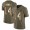 Panthers #14 Sam Darnold Olive/Gold Youth Stitched NFL Limited 2017 Salute To Service Jersey