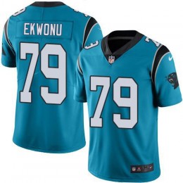 Panthers #79 Ikem Ekwonu Blue Alternate Youth Stitched NFL Vapor Untouchable Limited Jersey
