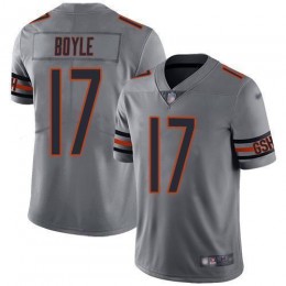 Bears #17 Tim Boyle Silver Youth Stitched NFL Limited Inverted Legend Jersey