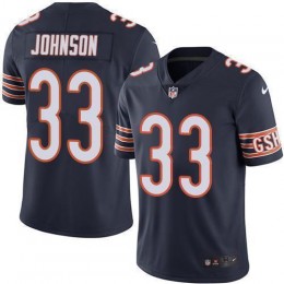Chicago Bears #33 Jaylon Johnson Navy Blue Team Color Youth Stitched NFL Vapor Untouchable Limited Jersey
