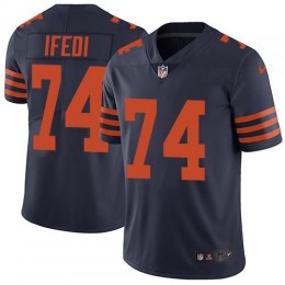 Chicago Bears #74 Germain Ifedi Navy Blue Alternate Youth Stitched NFL Vapor Untouchable Limited Jersey