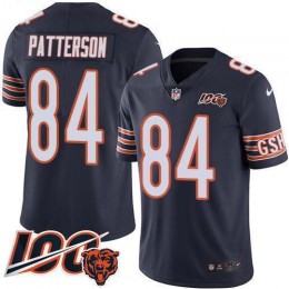 Chicago Bears #84 Cordarrelle Patterson Navy Blue Team Color Youth Stitched NFL 100th Season Vapor Untouchable Limited Jersey