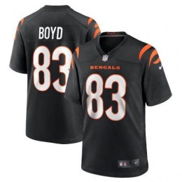 Cincinnati Bengals #83 Tyler Boyd Black Youth Game Jersey