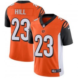 Bengals #23 Daxton Hill Orange Alternate Youth Stitched NFL Vapor Untouchable Limited Jersey