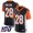 Bengals #28 Joe Mixon Black Team Color Youth Stitched NFL 100th Season Vapor Limited Jersey