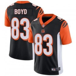 Bengals #83 Tyler Boyd Black Team Color Youth Stitched NFL Vapor Untouchable Limited Jersey