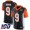 Bengals #9 Joe Burrow Black Team Color Super Bowl LVI Patch Youth Stitched NFL 100th Season Vapor Limited Jersey
