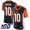 Cincinnati Bengals #10 Kevin Huber Black Team Color Youth Stitched NFL 100th Season Vapor Limited Jersey