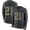 Cincinnati Bengals #21 Mackensie Alexander Anthracite Salute to Service Youth Stitched NFL Limited Therma Long Sleeve Jersey