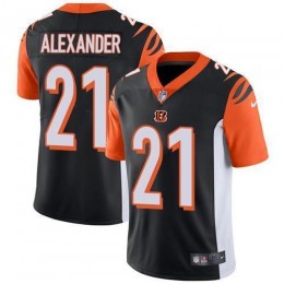 Cincinnati Bengals #21 Mackensie Alexander Black Team Color Youth Stitched NFL Vapor Untouchable Limited Jersey