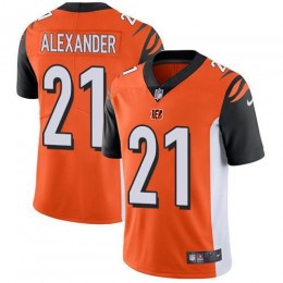 Cincinnati Bengals #21 Mackensie Alexander Orange Alternate Youth Stitched NFL Vapor Untouchable Limited Jersey