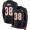 Cincinnati Bengals #38 LeShaun Sims Black Team Color Youth Stitched NFL Limited Therma Long Sleeve Jersey