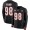 Cincinnati Bengals #98 D.J. Reader Black Team Color Super Bowl LVI Patch Youth Stitched NFL Limited Therma Long Sleeve Jersey