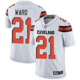 Browns #21 Denzel Ward White Youth Stitched NFL Vapor Untouchable Limited Jersey