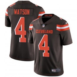 Browns #4 Deshaun Watson Brown Team Color Youth Stitched NFL Vapor Untouchable Limited Jersey