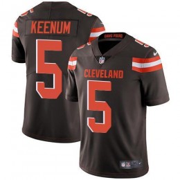 Cleveland Browns #5 Case Keenum Brown Team Color Youth Stitched NFL Vapor Untouchable Limited Jersey