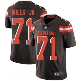 Cleveland Browns #71 Jedrick Wills JR Brown Team Color Youth Stitched NFL Vapor Untouchable Limited Jersey