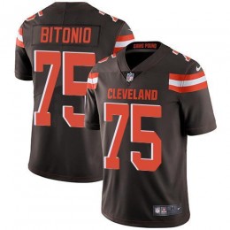 Cleveland Browns #75 Joel Bitonio Brown Team Color Youth Stitched NFL Vapor Untouchable Limited Jersey