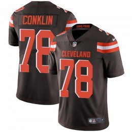 Cleveland Browns #78 Jack Conklin Brown Team Color Youth Stitched NFL Vapor Untouchable Limited Jersey