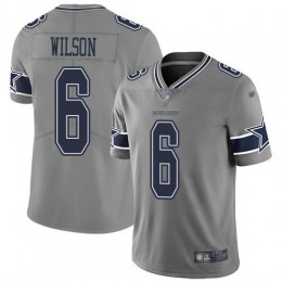 Cowboys #6 Donovan Wilson Gray Youth Stitched NFL Limited Inverted Legend Jersey