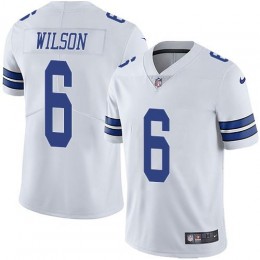 Cowboys #6 Donovan Wilson White Youth Stitched NFL Vapor Untouchable Limited Jersey