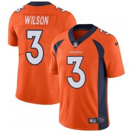 Broncos #3 Russell Wilson Orange Team Color Youth Stitched NFL Vapor Untouchable Limited Jersey
