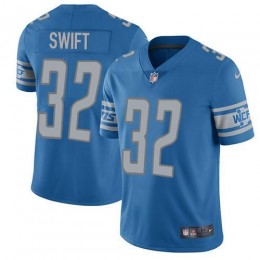 Detroit Lions #32 D’Andre Swift Blue Team Color Youth Stitched NFL Vapor Untouchable Limited Jersey