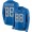 Detroit Lions #88 T.J. Hockenson Blue Team Color Youth Stitched NFL Limited Therma Long Sleeve Jersey