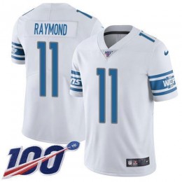 Lions #11 Kalif Raymond White Youth Stitched NFL 100th Season Vapor Untouchable Limited Jersey