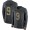 Lions #9 Jameson Williams Anthracite Salute To Service Youth Stitched NFL Limited Therma Long Sleeve Jersey