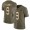 Lions #9 Jameson Williams Olive/Gold Youth Stitched NFL Limited 2017 Salute To Service Jersey