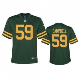 Green Bay Green Bay Packers #59 De’Vondre Campbell Youth Alternate Game Player NFL Jersey – Green Youth