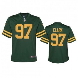 Green Bay Green Bay Packers #97 Kenny Clark Youth Alternate Game Player NFL Jersey – Green Youth