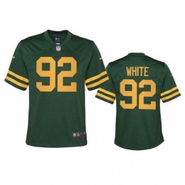 Green Bay Packers #92 Reggie White Youth Alternate Game Player NFL Jersey – Green