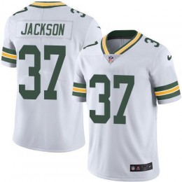 Green Bay Packers #37 Josh Jackson White Youth Stitched NFL Vapor Untouchable Limited Jersey