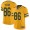 Green Bay Packers #86 Malik Taylor Gold Youth Stitched NFL Limited Inverted Legend Jersey