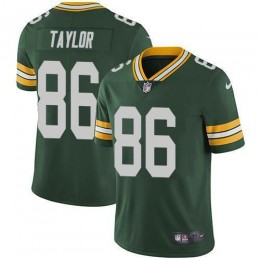 Green Bay Packers #86 Malik Taylor Green Team Color Youth Stitched NFL Vapor Untouchable Limited Jersey
