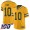 Packers #10 Jordan Love Gold Youth Stitched NFL Limited Inverted Legend 100th Season Jersey